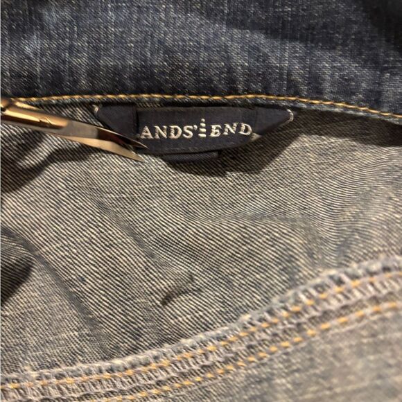 Upcycled reverse dyed Hamosa Hand Embroidered Jean Jacket L - Picture 7 of 7